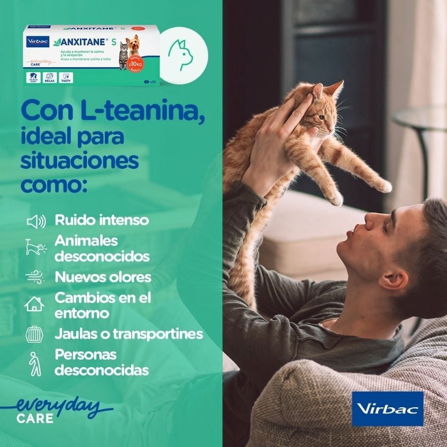 S Virbac Anxitane Relajantes en Comprimidos para perros y gatos, , large indicador imagen numero 3