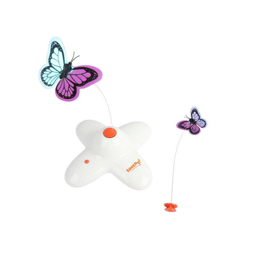 Tootoy! Mariposa Se&ntilde;uelo Interactiva para gatos, , large indicador imagen numero 2