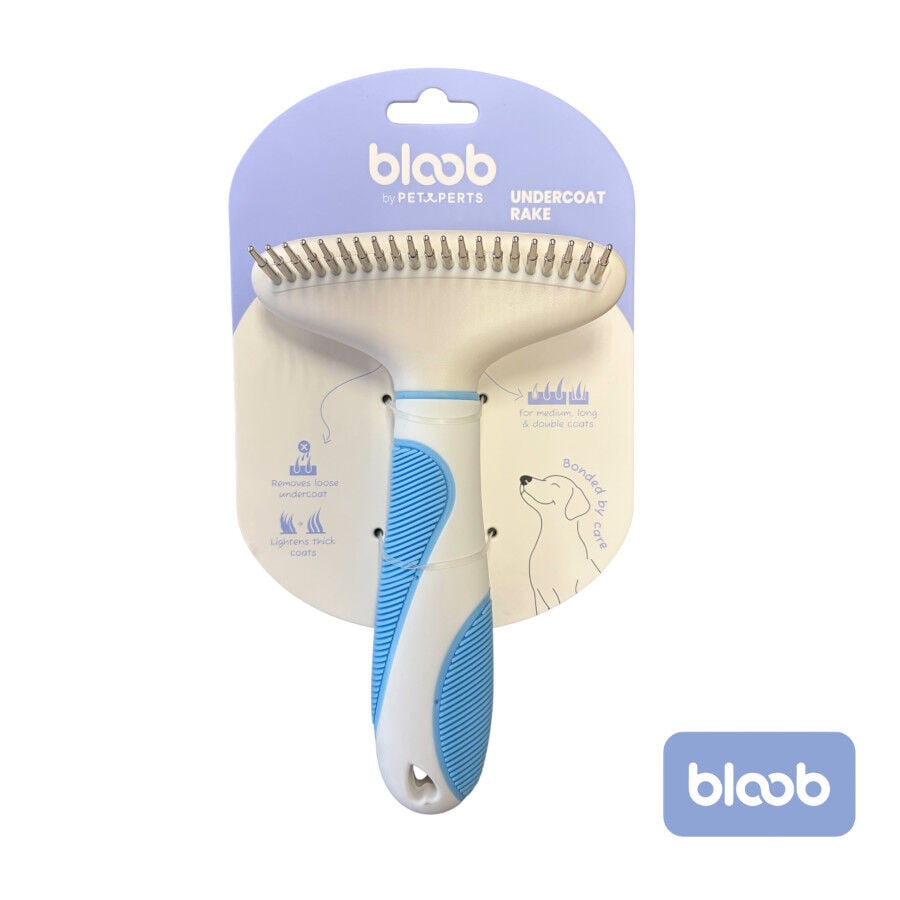 Bloob Rastrillo Deslanador Subpelo para perros