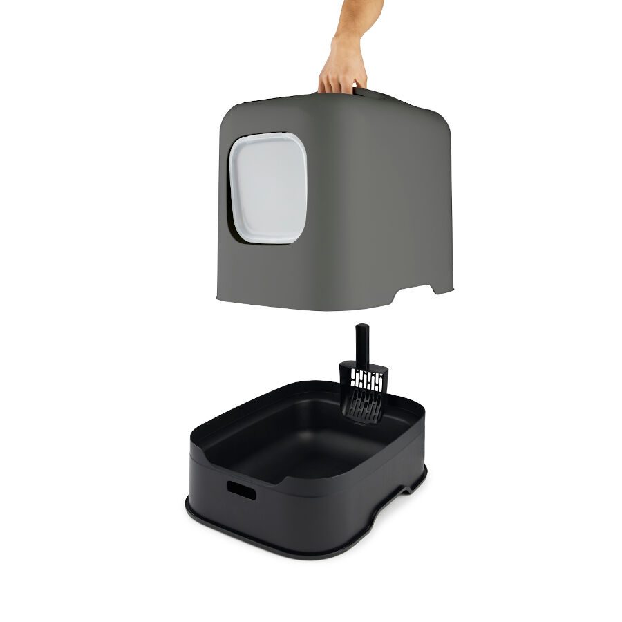 Rotho Biala Eco Arenero Antracita para gatos, , large Imagen numero 2