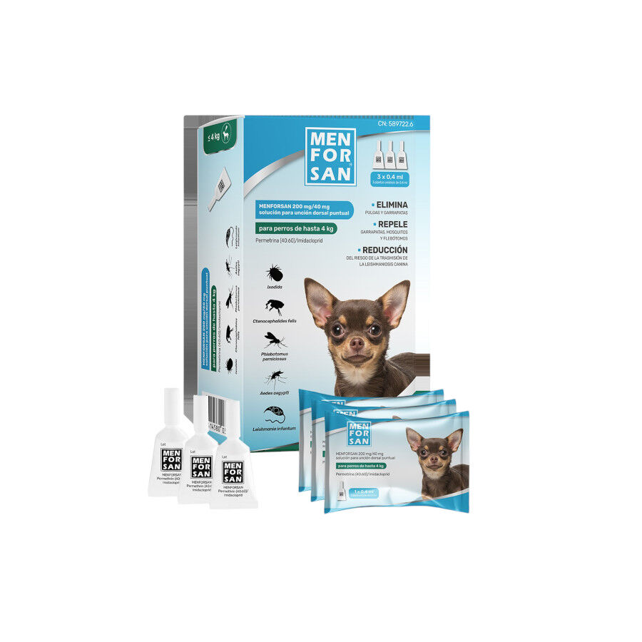 Menforsan Pipetas Antiparasitarias para perros, , large Imagen numero 1
