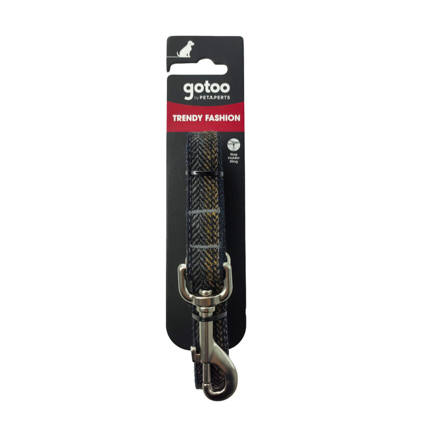 Gotoo Correa Tweed azul para perros, , large Imagen numero 4