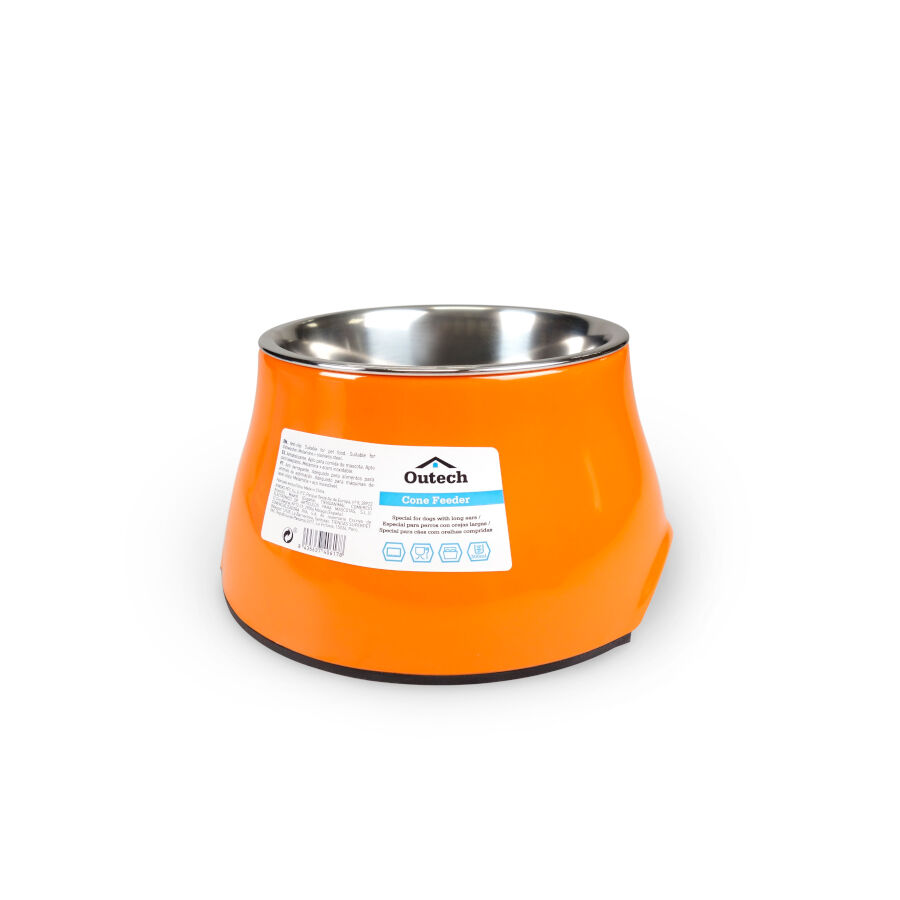 Outech Cone Comedero para perros con orejas largas, , large Imagen numero 1