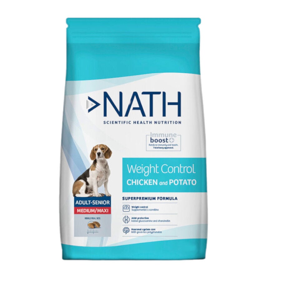 12 kg Nath Adult Medium Maxi Weight Control Pienso para Perros, , large indicador imagen numero 1