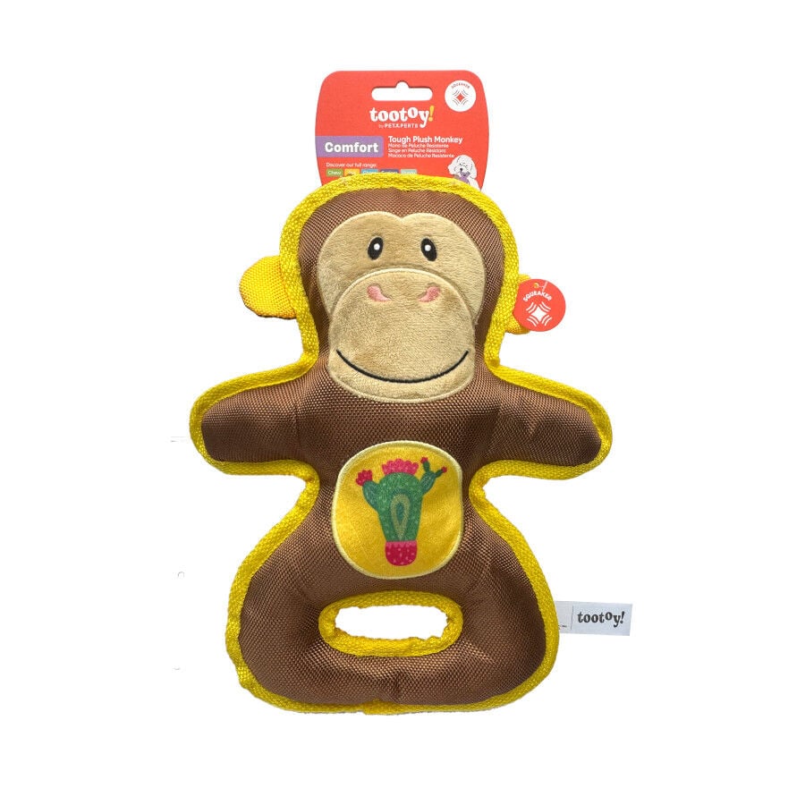 Tootoy! Mono Mordedor de Peluche Resistente para perros, , large indicador imagen numero 9