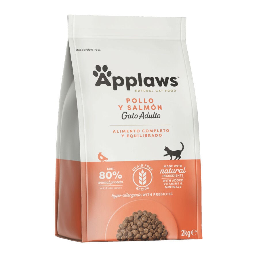 2 kg Applaws Adult Grain Free Salm&oacute;n y Pollo pienso para gatos, , large indicador imagen numero 1
