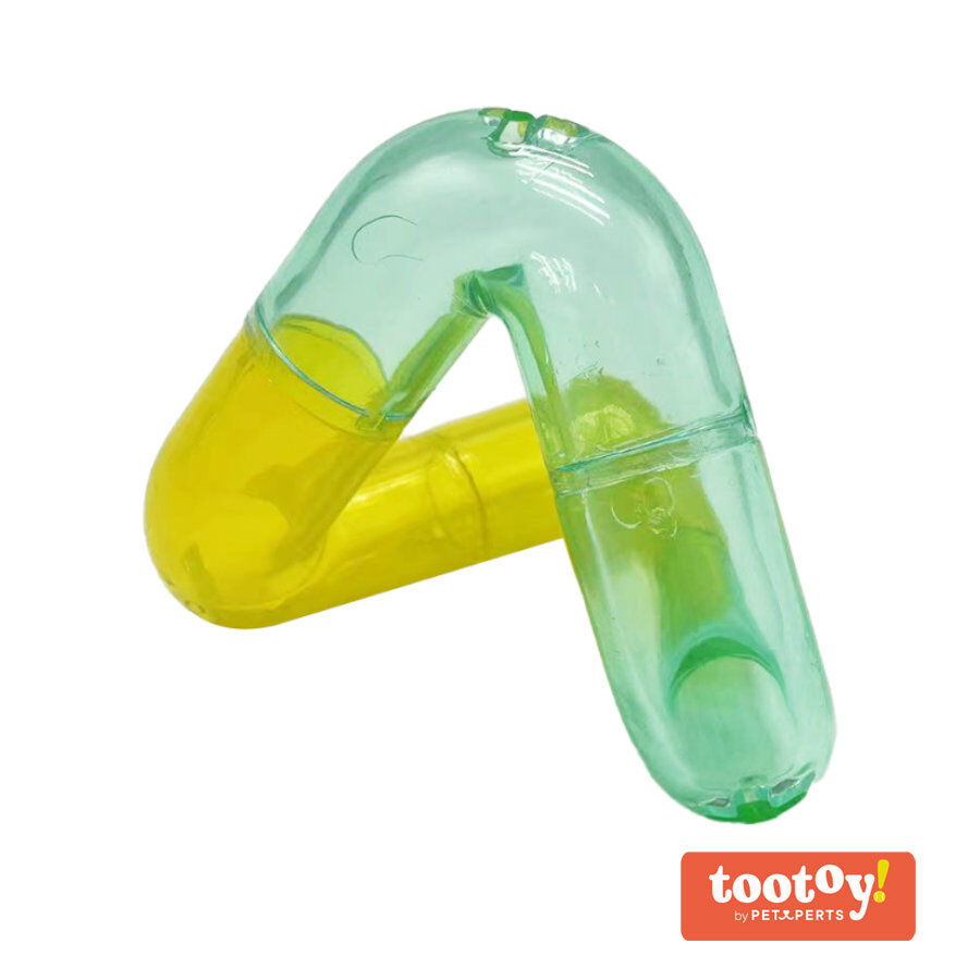 Tootoy! Chew Roller Treat Dispenser mordedor triangular interactivo para perros, , large indicador imagen numero 1