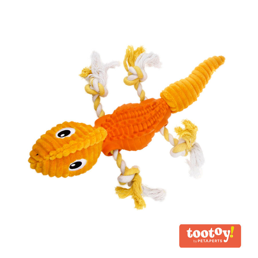 Tootoy! Stretch Salamander Cuddler peluche dispensador de snacks para perros, , large indicador imagen numero 1