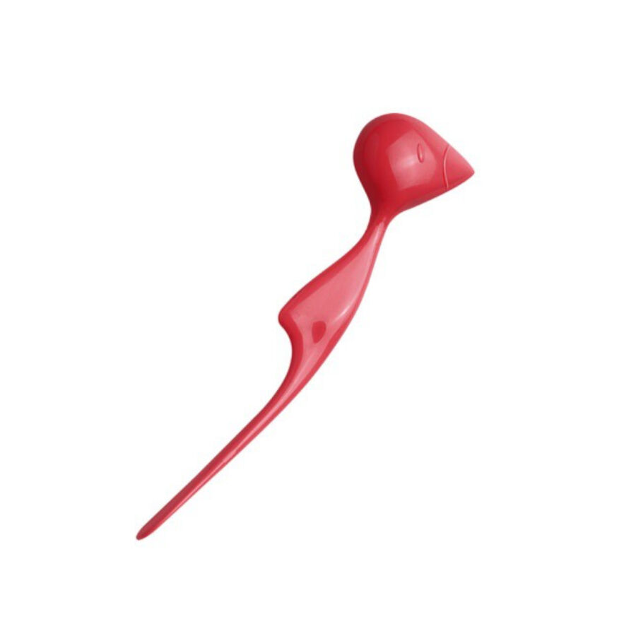 United Pets Cuchara en forma de quetzal roja para comida h&uacute;meda, , large Imagen numero 1