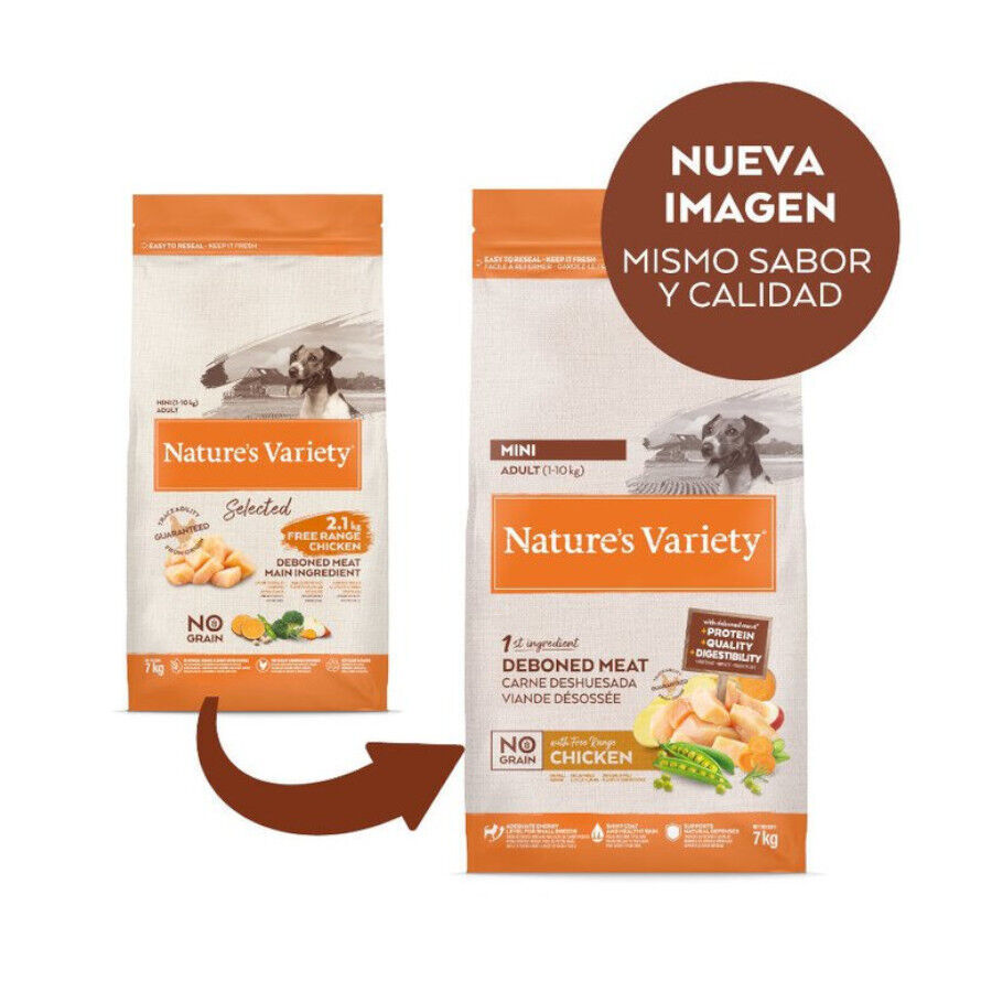 7 kg Nature's Variety No Grain Adult Mini Pollo pienso para perros, , large Imagen numero 2