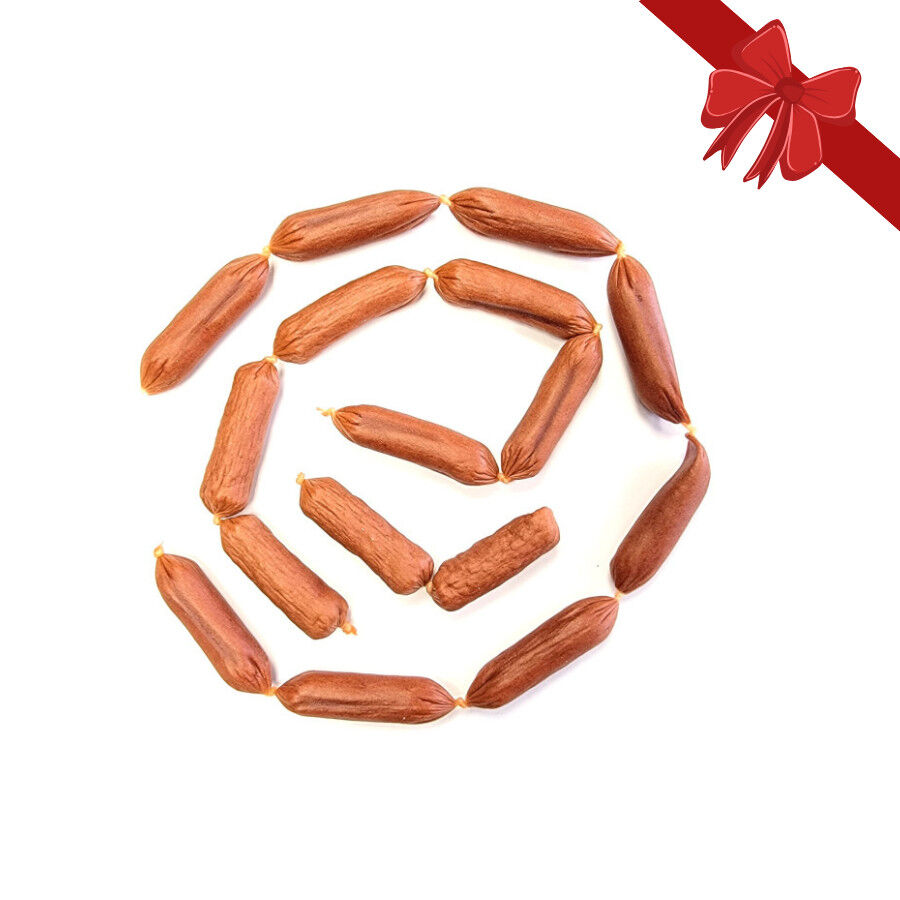 80 g Wonder Christmas Salchichas de Pollo Navide&ntilde;as para perros, , large indicador imagen numero 1