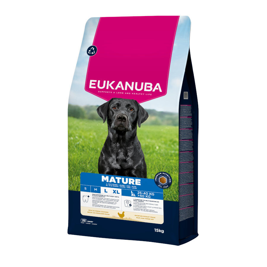 Eukanuba Mature Pienso Pollo para perros de razas grandes y gigantes