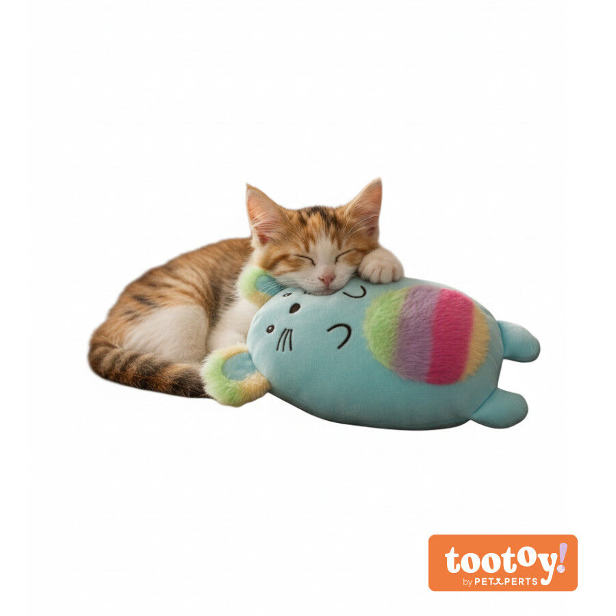 Tootoy! Peluche Rainbow Mouse Azul para gatos, , large Imagen numero 9