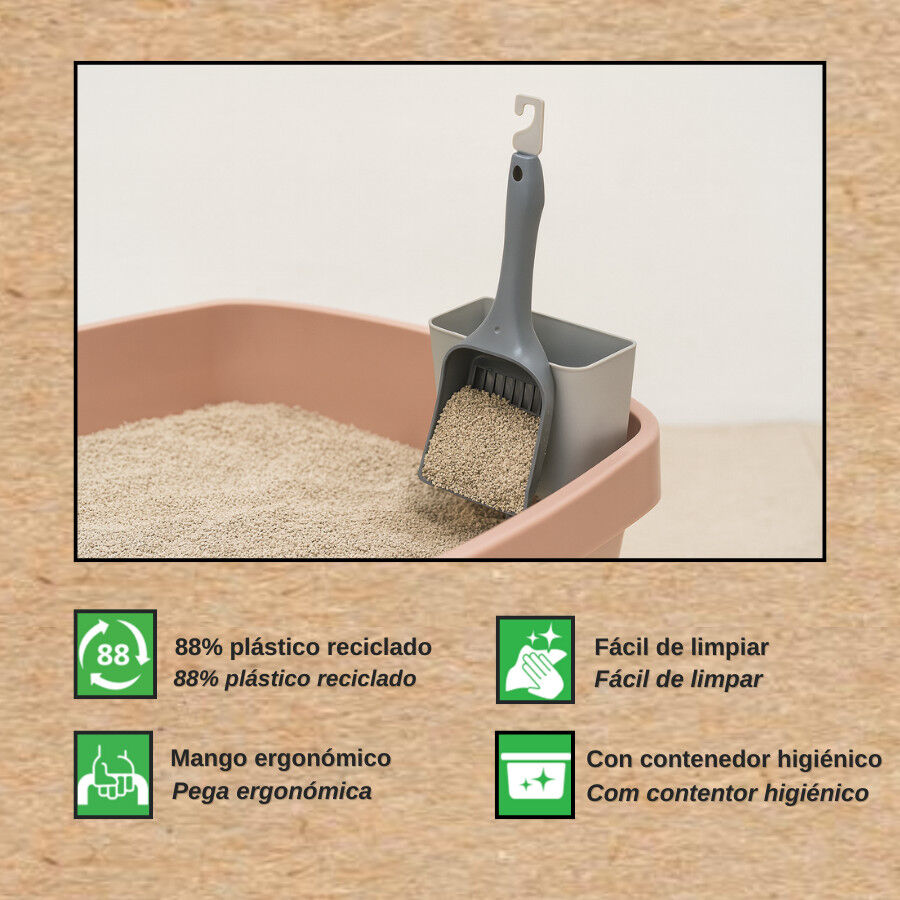 Nice Care Sanitary Scoop Contenedor Pala Higi&eacute;nica para gatos, , large Imagen numero 3