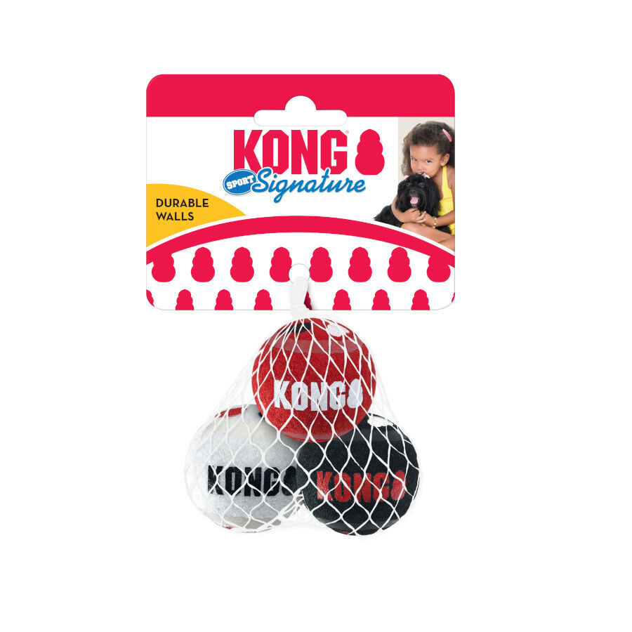 Kong Signature Sport 3-PK Pelotas de tenis para perros, , large Imagen numero 1