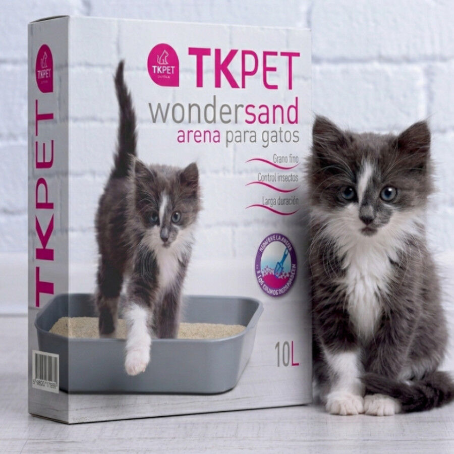 10 L TK-Pet Litter Wondersand Arena Natural para gatos, , large indicador imagen numero 2