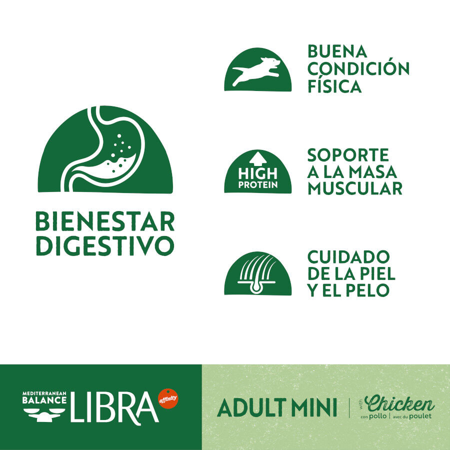 8 kg Libra Adult Mini Pollo pienso para perros, , large indicador imagen numero 3
