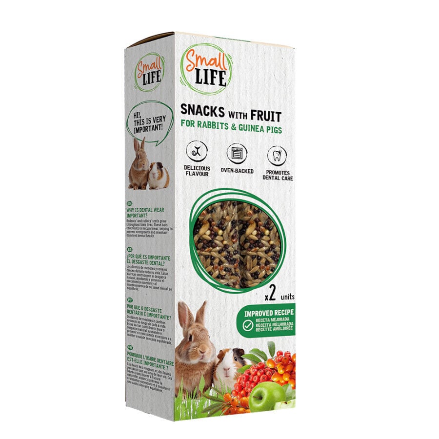 2 barritas Small Life Barritas Snack con Fruta para conejos y cobayas, , large Imagen numero 1