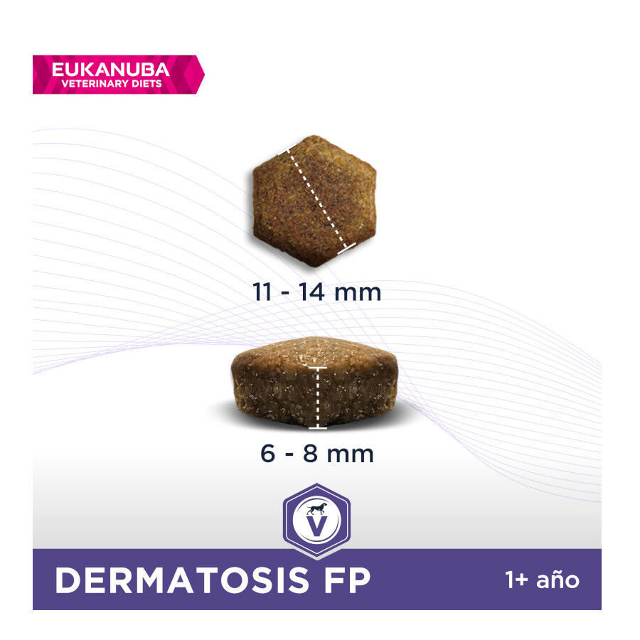 12 kg Eukanuba Veterinary Diets Dermatosis FP pienso para perros, , large Imagen numero 2