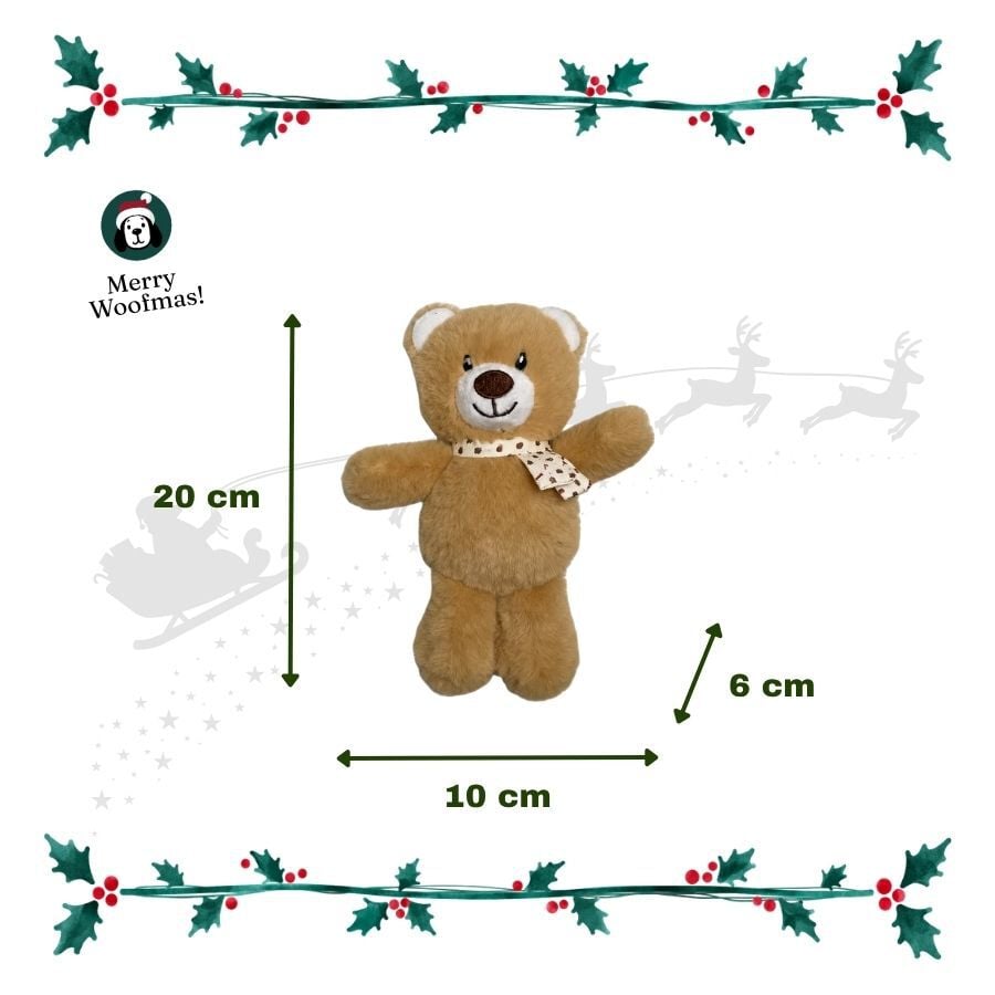 Wonder Christmas Oso Caramelo Peluche para perros, , large Imagen numero 3
