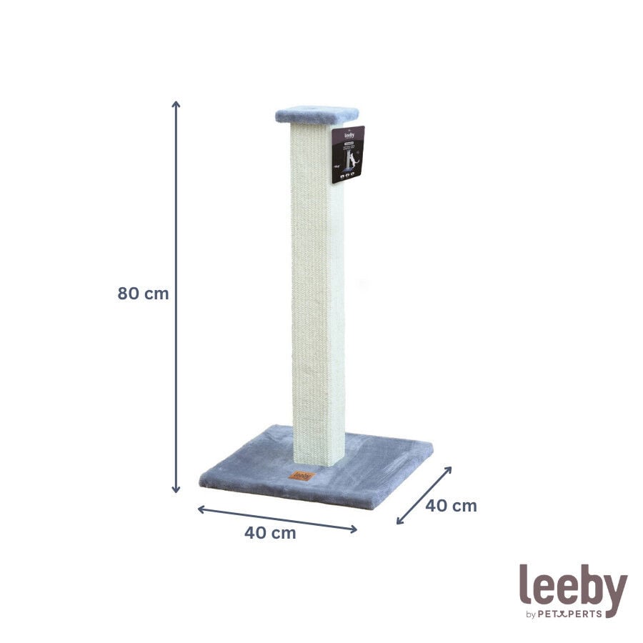 Leeby Vida rascador de sisal cuadrado azul  para gatos, , large indicador imagen numero 4