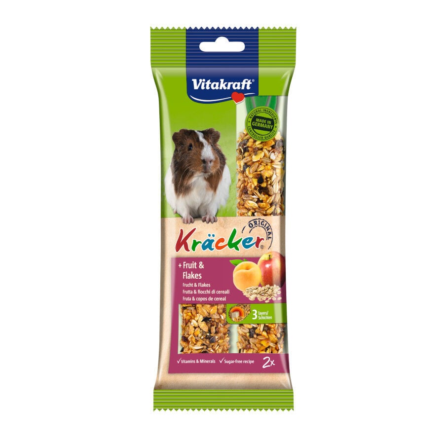 Vitakraft Kr&auml;cker Barritas Fruta para cobayas