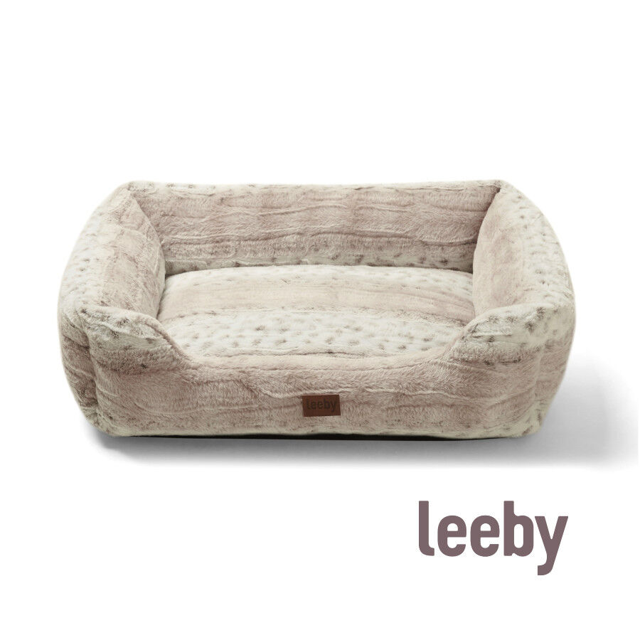 Leeby cama suave leopardo print para perros, , large indicador imagen numero 2