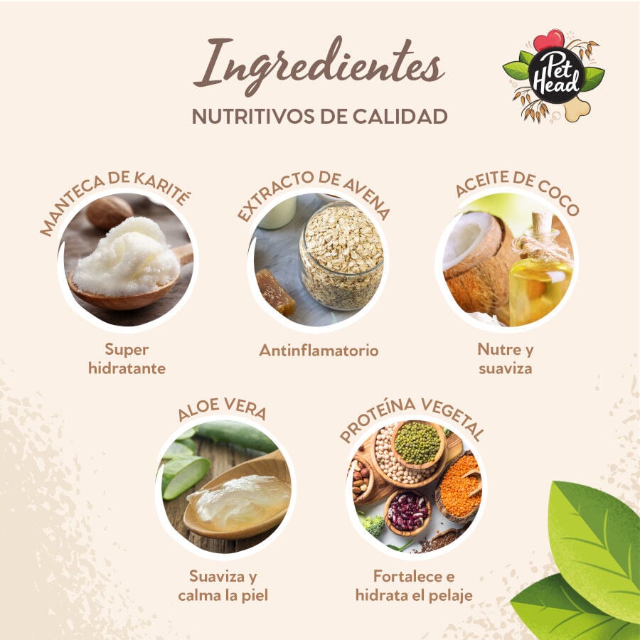 Pet Head crema para almohadillas de avena para perros, , large indicador imagen numero 4