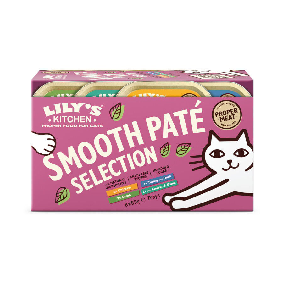 Lily's Kitchen Feline Smooth Selection pat&eacute; tarrinas para gatos