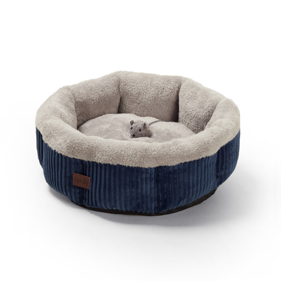 Leeby cuna redonda suave gris para gatos, , large Imagen numero 3