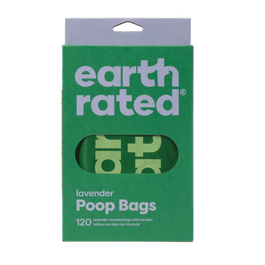 Earth Rated Easy Tie Lavanda Bolsas con asas para heces de perro, , large indicador imagen numero 1