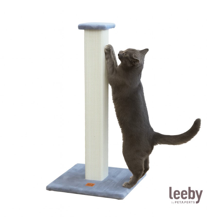 Leeby Vida rascador de sisal cuadrado azul  para gatos, , large Imagen numero 2