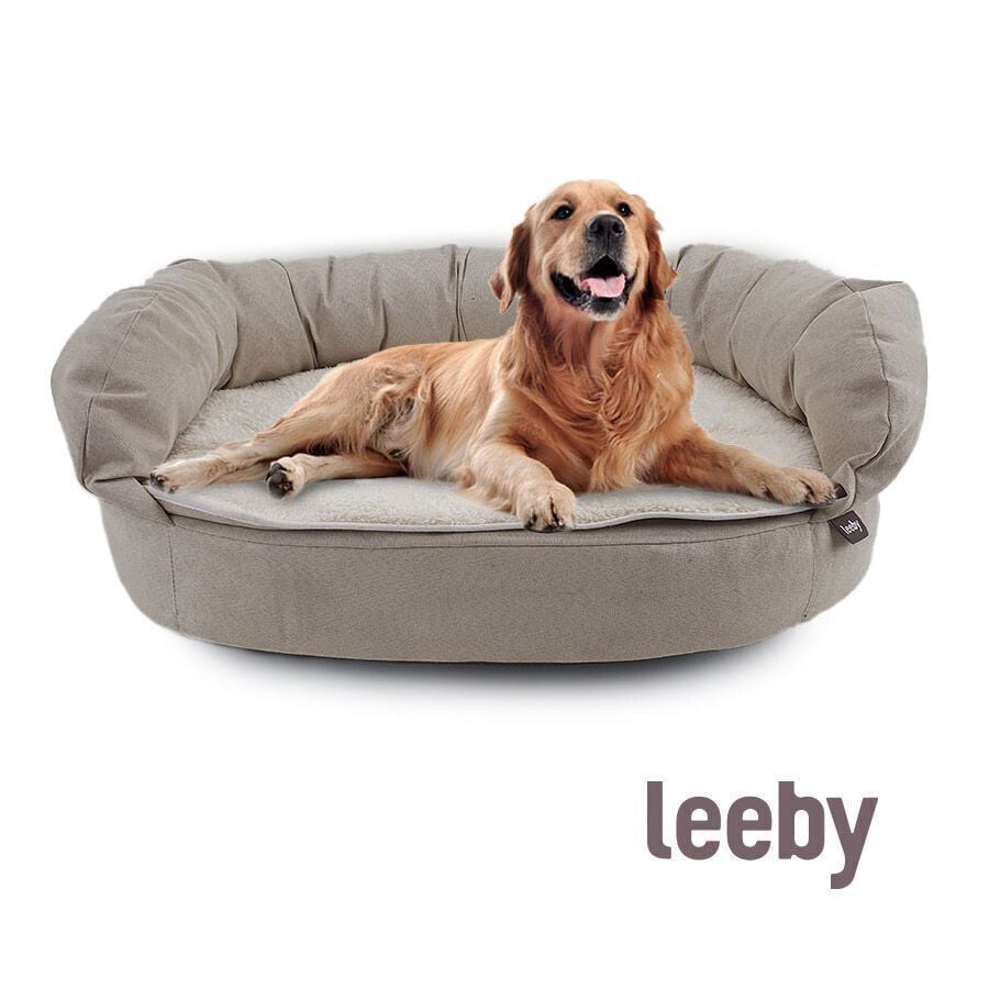 Leeby Sof&aacute; Ortop&eacute;dico Viscoel&aacute;stico Marr&oacute;n para perros, , large indicador imagen numero 2