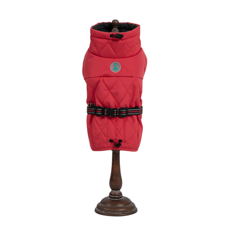 Freedog Oymyakon Rojo Abrigo Impermeable con Arn&eacute;s para perros
