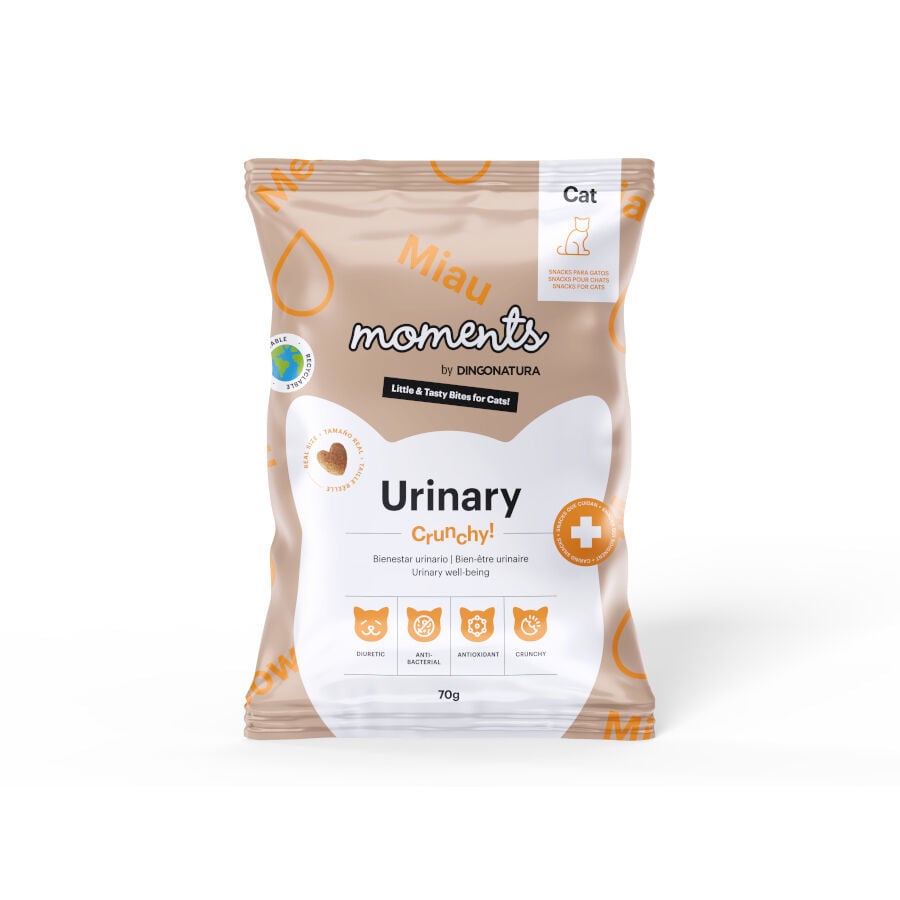 70 g Moments Urinary Crunchy Bocaditos para gatos, , large Imagen numero 1
