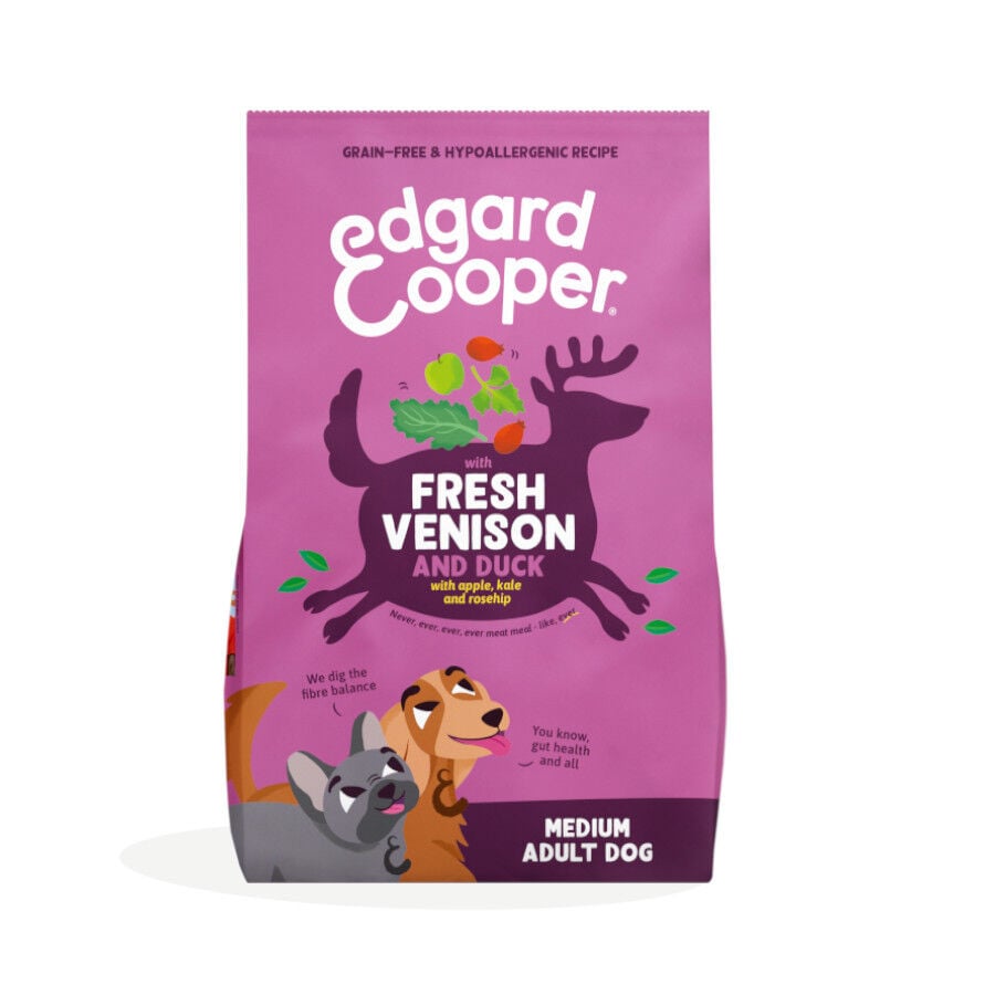 2.5 kg Edgard & Cooper Adult Venado y Pato pienso para perros, , large indicador imagen numero 1