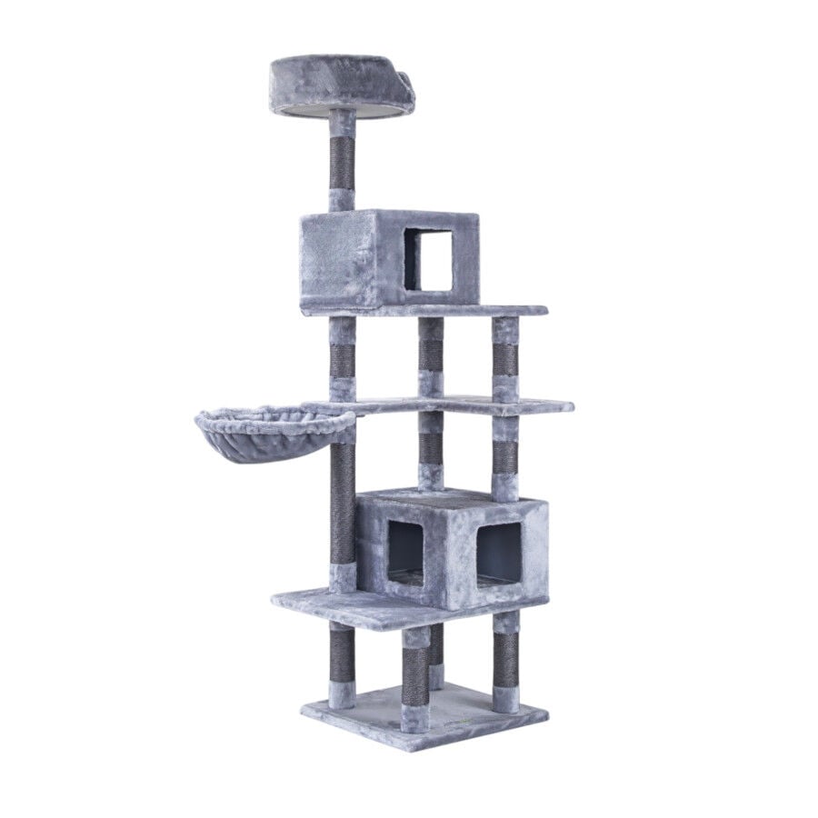 Freedog Rascador Fortress Lux Gris para gatos, , large Imagen numero 3