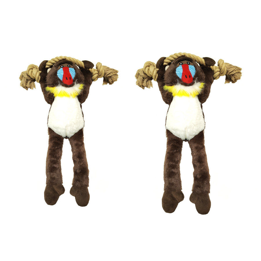 Tootoy! Comfort Hanging Monkey Cuddler peluche con sonido para perro, , large indicador imagen numero 3