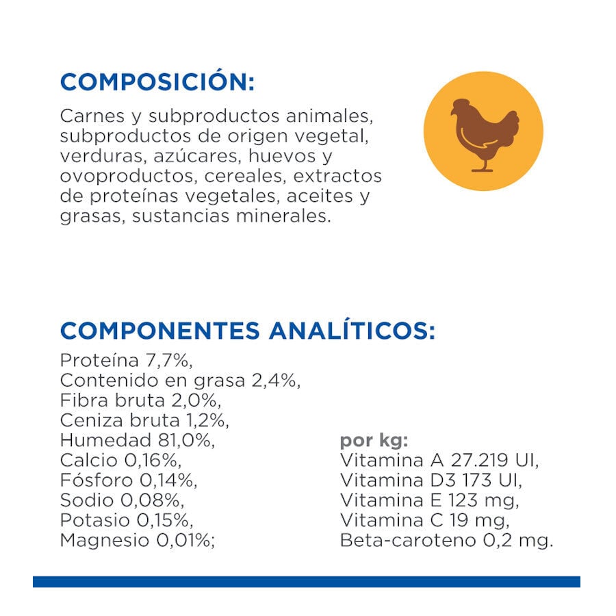 12 sobres x 85 g Hill's Perfect Weight Salm&oacute;n y Pollo sobre para gatos  12, , large indicador imagen numero 4