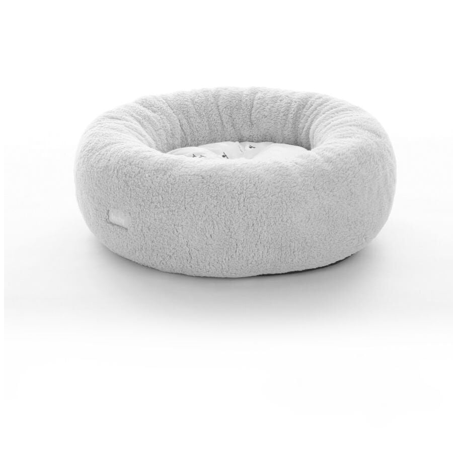 Leeby cama de pelo gris con ovejitas desenfundable para cachorros, , large Imagen numero 1