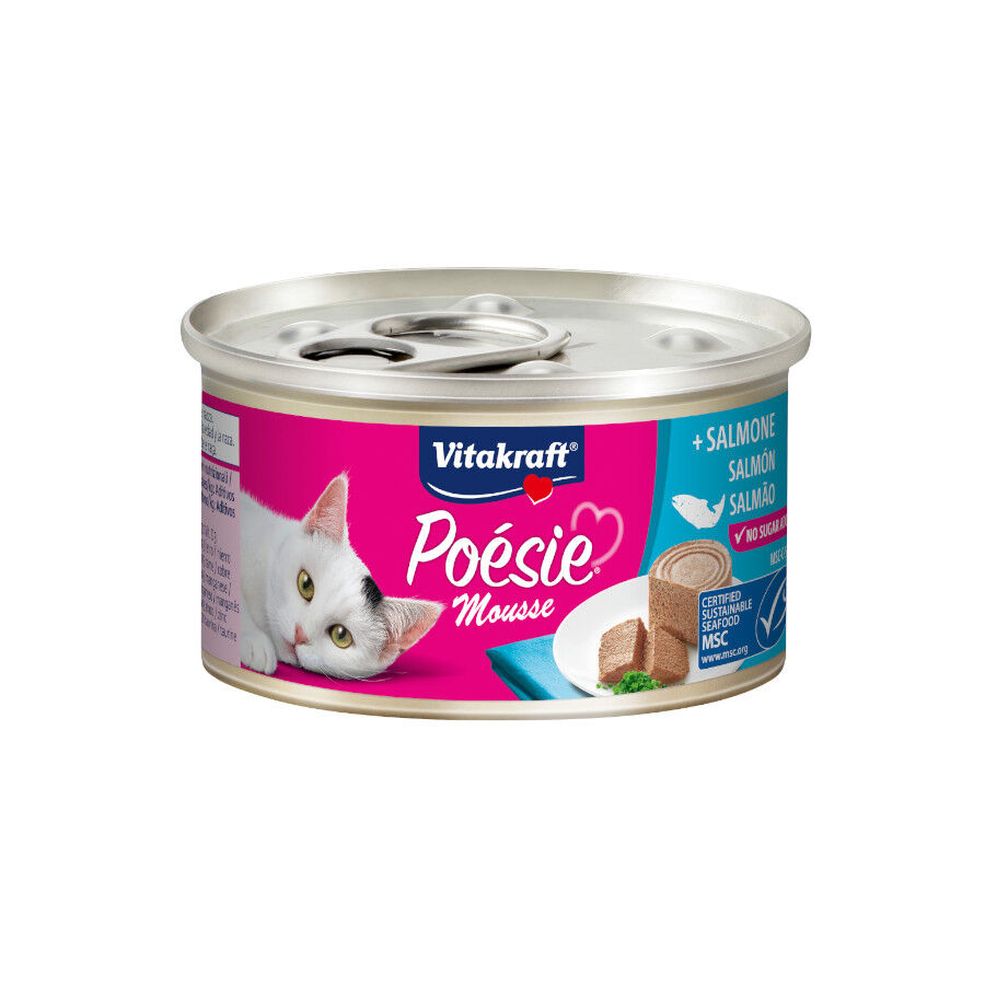 Vitakraft Po&eacute;sie Multi Mousse de Salm&oacute;n lata para gatos