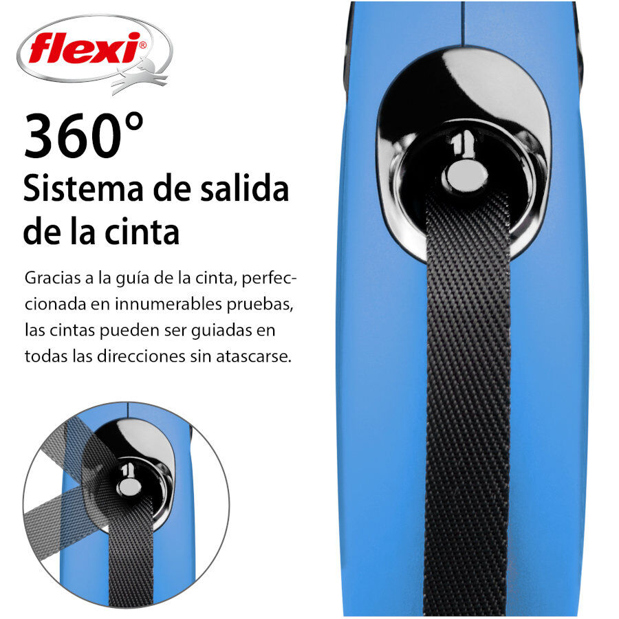 Flexi New Classic Correa Extensible Azul para perros, , large Imagen numero 3
