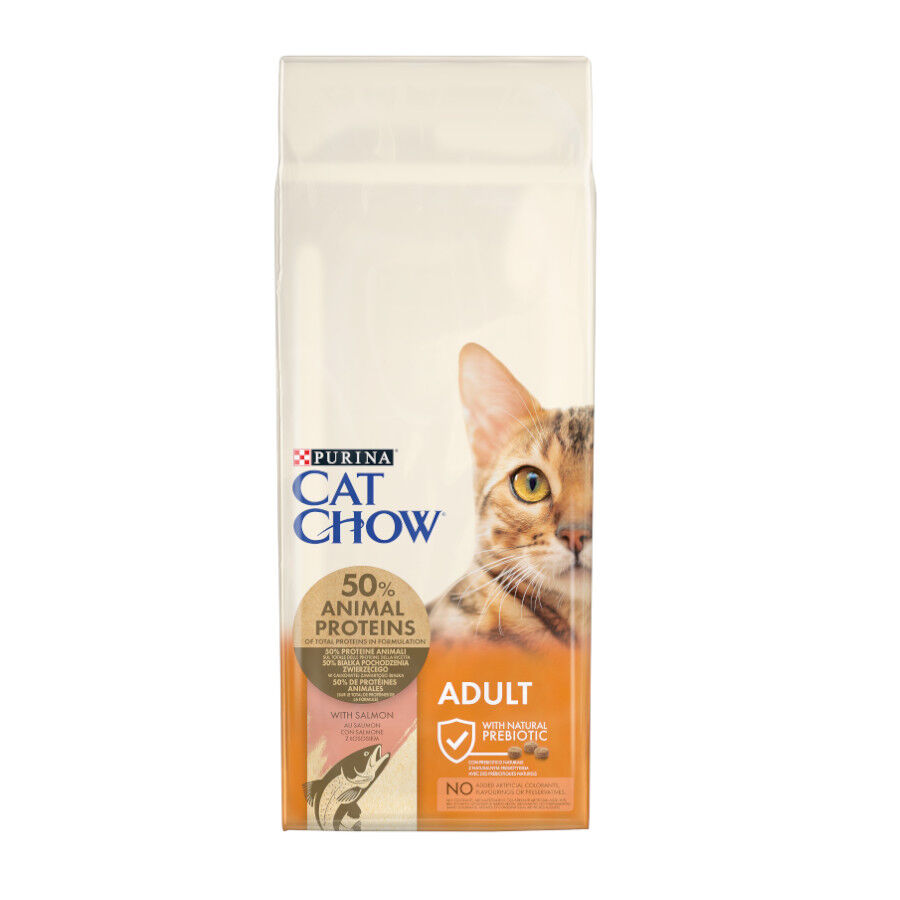 15 kg Cat Chow Adult Salm&oacute;n Pienso para gatos, , large indicador imagen numero 1
