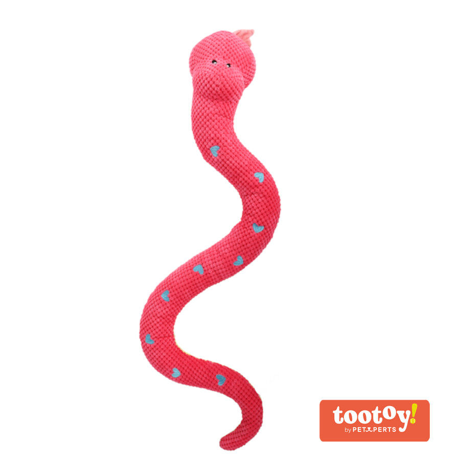 Tootoy! Giant Snake Cuddler Pink Peluche gigante para perros, , large Imagen numero 1