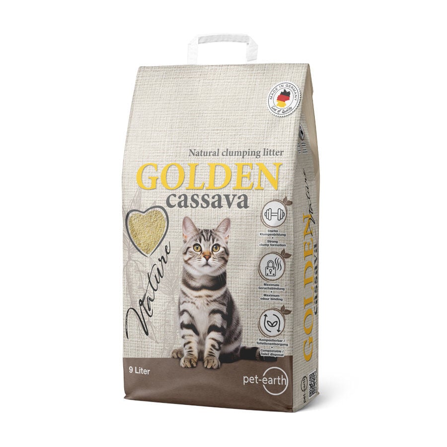 Golden Grey Yuca Arena Aglomerante para gatos, , large indicador imagen numero 2