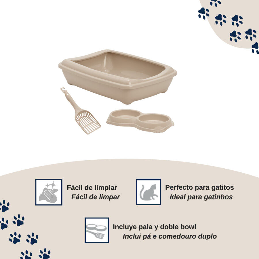Nice Care Kit Beige para gatos, , large Imagen numero 3