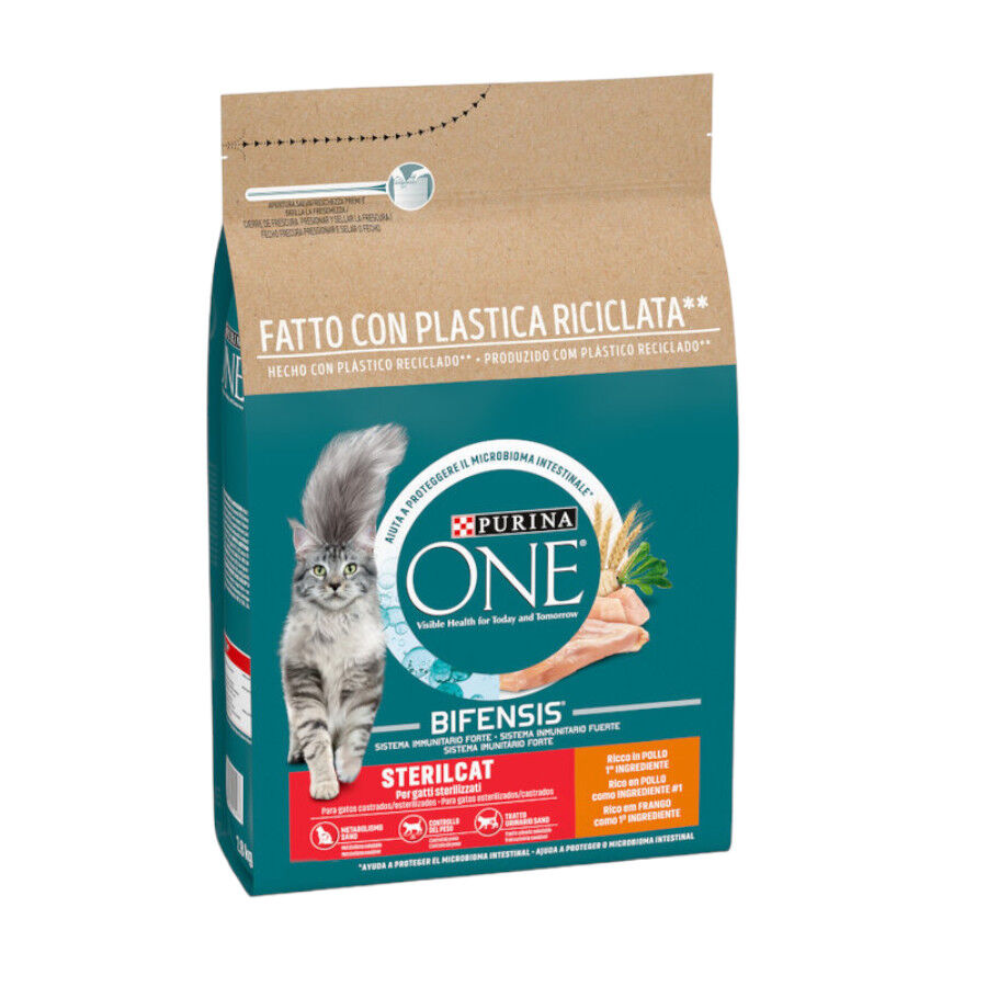 Purina ONE Adult Bifensis Esterilizado Pollo pienso para gatos