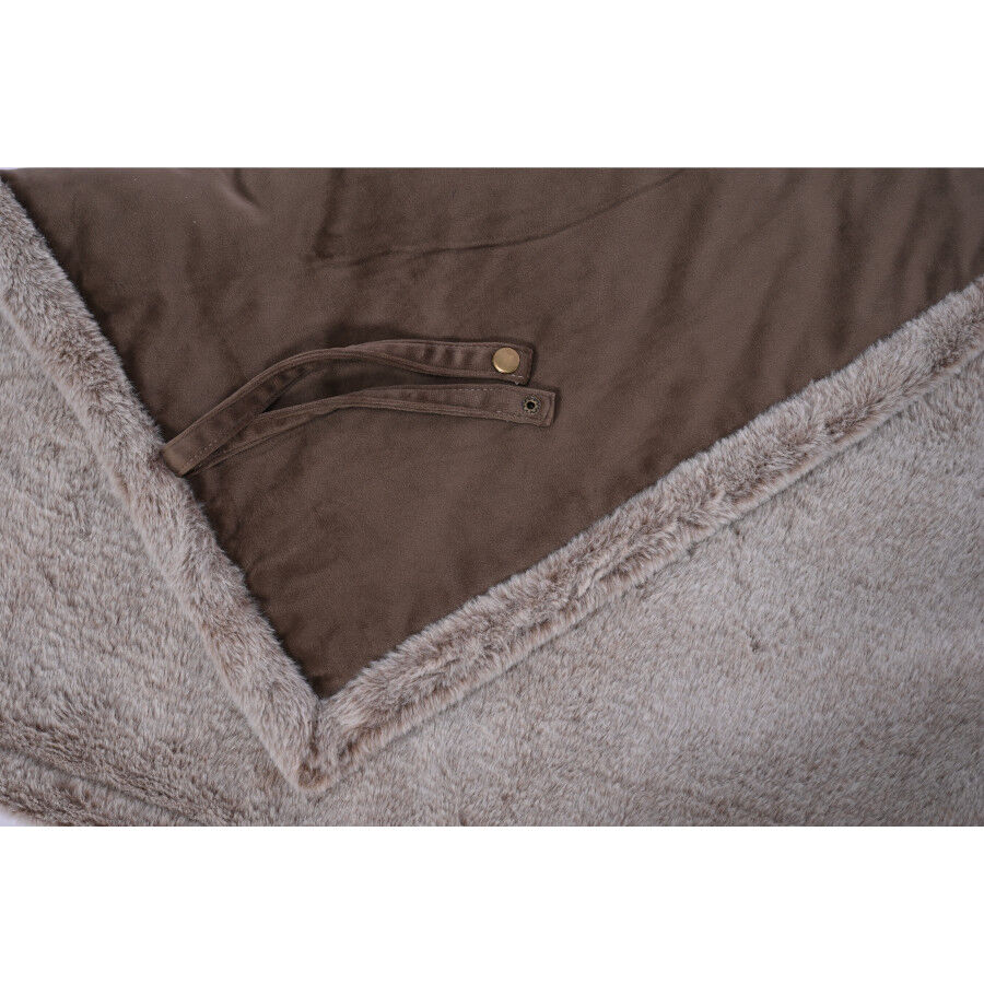 Leeby manta suave marr&oacute;n para perros, , large indicador imagen numero 5