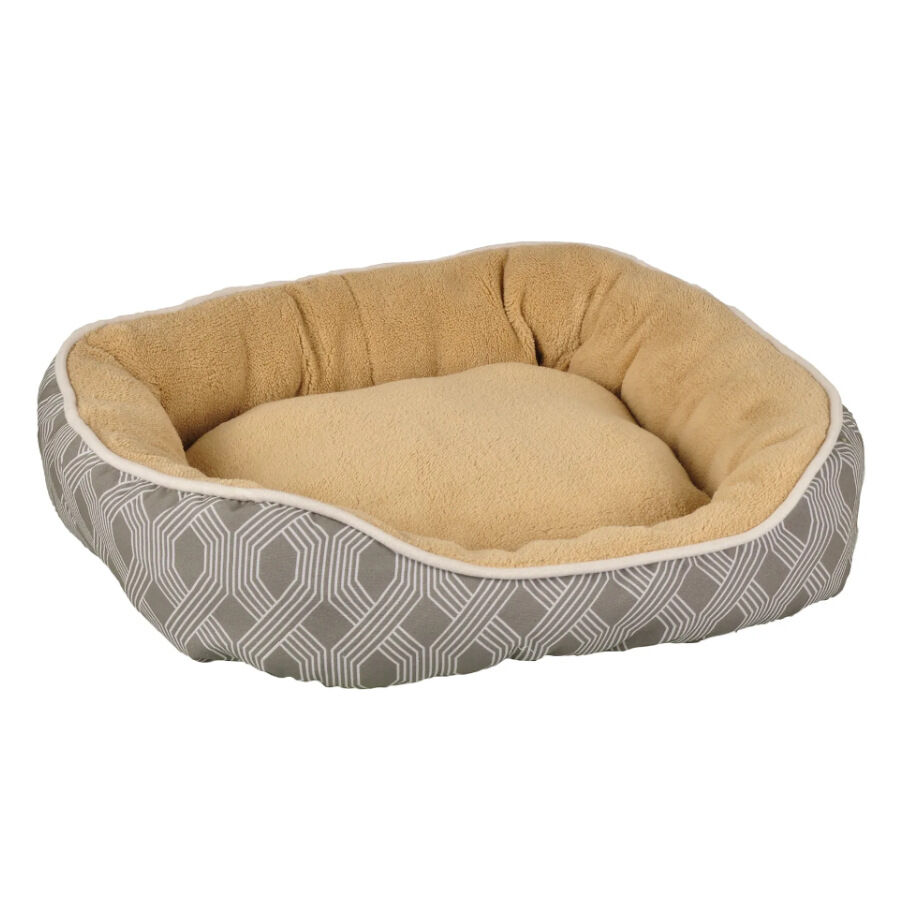 Flamingo Corvara Rect&aacute;ngulo Marr&oacute;n cama cuna para perros