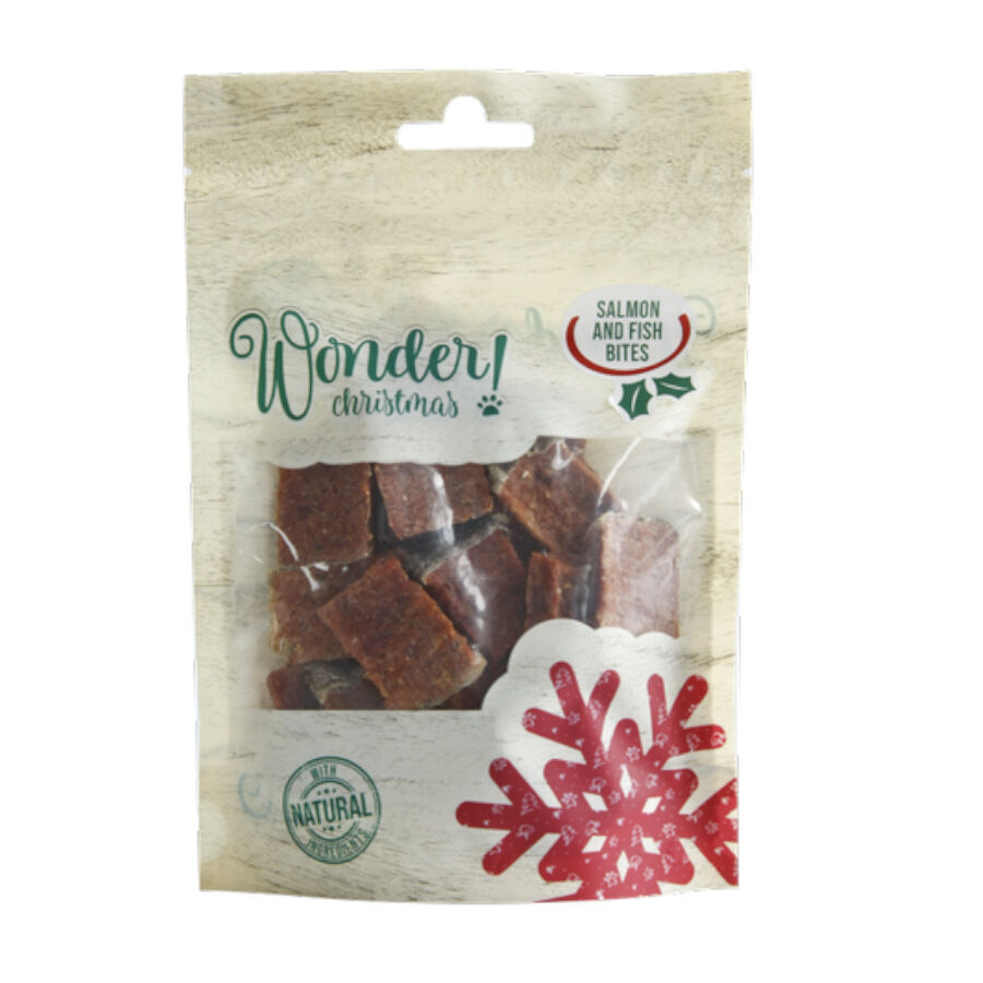 1 ud. Wonder Christmas Bocaditos de Salm&oacute;n para perros, , large Imagen numero 1